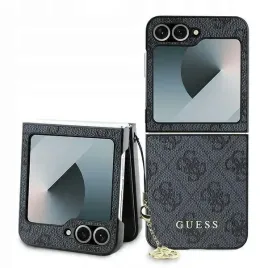 guess-futeral-do-samsung-z-flip-6-guhczf6gf4ggr-hc-pu-4g-charm-czarny