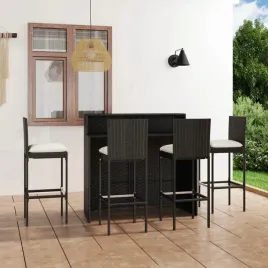 vidaxl-5-cz-zestaw-mebli-barowych-do-ogrodu-z-poduszkami-czarny