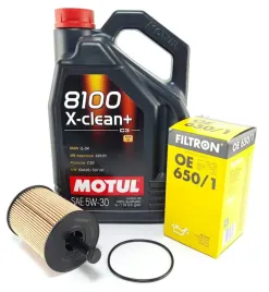 zestaw-filtr-filtron-olej-motul-5w30-audi-dodge-ford-jeep-seat-skoda-vw