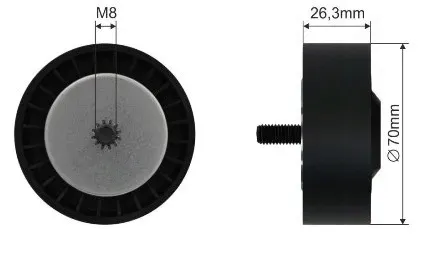 rolka-prowadzaca-bmw-e81-e87-e90-e91-2-0d-3-0d