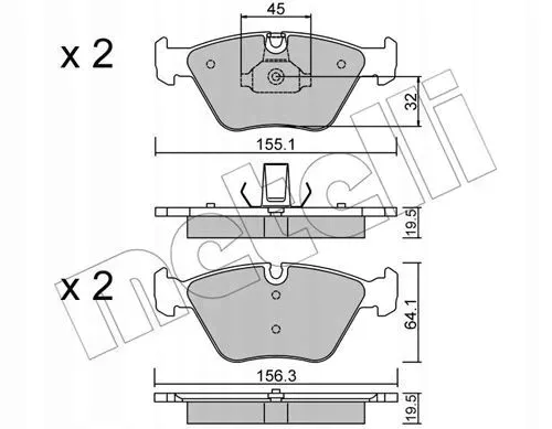 klocki-hamulcowe-bmw-e46-x3-e83-przod-producent-czesci-metelli