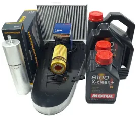 filtry-7l-oleju-5w30-motul-bmw-f10-f01-3-0d-n57-204-211-245-258-299-km
