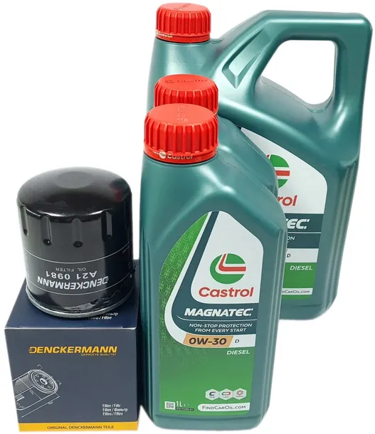 FILTR OLEJU 6L OLEJU CASTROL 0W30 FOCUS III KUGA II MONDEO V 2.0 TDCi 15-20