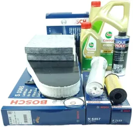 filtry-bosch-6l-oleju-5w30-castrol-plukanka-liqui-moly-bmw-520d-525d-2-0d