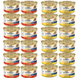 karma-dla-kotow-gourmet-gold-mus-mix-kurczak-wolowina-85g-24szt