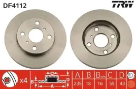 2x-tarcza-hamulcowa-przod-trw-toyota-yaris-i