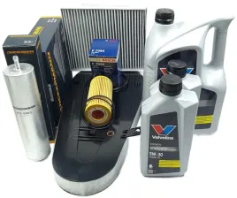 filtry-7l-oleju-5w30-valvoline-bmw-f10-f01-3-0d-n57-204-211-245-258-299-km