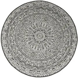 dywan-okragly-obustronny-outdoor-grafit-sznurek-rozeta-brussels-sr-120-cm