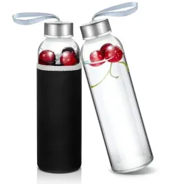 2szt-butelka-szklana-na-wode-hestya-bidon-na-napoje-500ml-w-etui-neopren