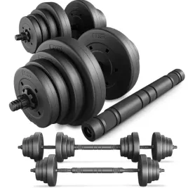 hantle-regulowane-sztanga-hantle-bitumiczne-40kg-zestaw-hantli-2x20