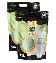 zwirek-dla-kota-tofu-zielona-herbata-uniq-pets-zestaw-2x-12l-5kg