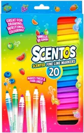 scentos-flamastry-mazaki-pachnace-owocowo-20-szt-do-pisania-cienko-grubo