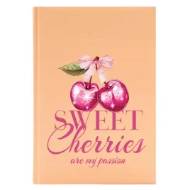 kalendarz-ksiazkowy-a5-2026-brzoskwiniowy-prezent-sweet-cherries-owocowe-wz