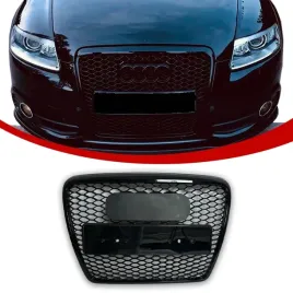 audi-a6-c6-grill-atrapa-chlodnicy-plaster-miodu-04-12-czarny-polysk