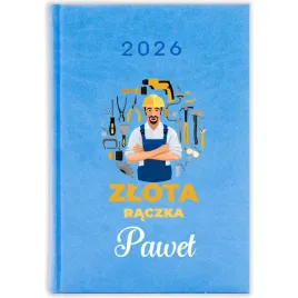 kalendarz-ksiazkowy-2026-zlota-raczka-imie-na-prezent-planer-terminarz-wz