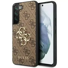 2-x-etui-guess-guhcs23s4gmgbr-s23-s911-brazowy-brown-hardcase-4g-big-metal
