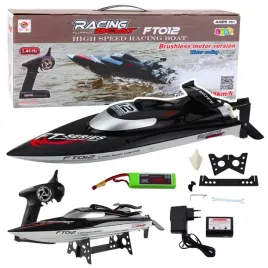 lodz-motorowka-ft012-zdalnie-sterowana-rc-czarna-50km-h-2-4g-lean-toys