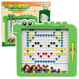 tablica-magnetyczna-ukladanka-mozaika-dinozaur-zielony-karty-20-wzorow-lean