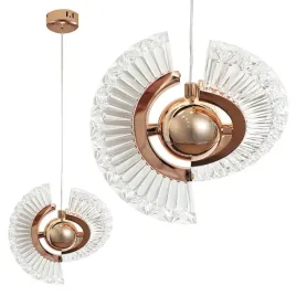 lampa-sufitowa-wiszaca-led-lhj108-2cp-miedziane-zloto