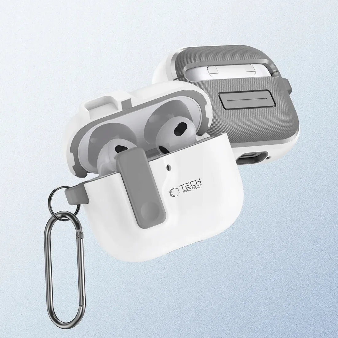 2-x-etui-tech-protect-slim-hook-na-airpods-4-biale