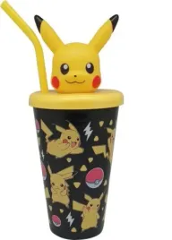 2-x-bidon-pokemon-pikachu-450-ml-z-rurka-do-szkoly-i-na-wycieczke