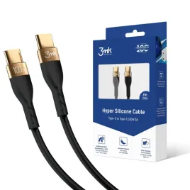 2-x-kabel-3mk-hyper-silicone-cable-usb-c-usb-c-100w-2m-czarny
