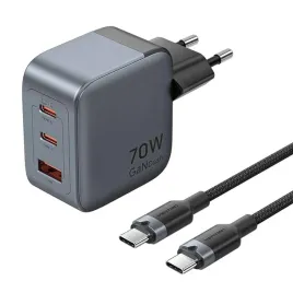 ladowarka-gan-vention-usb-c-c-a-70w-kabel-usb-c-c-1m-szara
