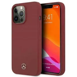 2-x-etui-silikonowe-mercedes-silicone-line-do-iphone-13-pro-13-czerwone