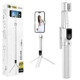 2-x-selfie-stick-kijek-teleskopowy-ze-statywem-dudao-f18w-bialy