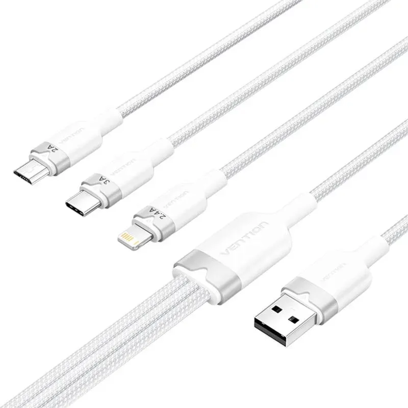 2-x-kabel-vention-3w1-1-5m-usb-a-do-lightning-usb-c-micro-usb-bialy-stan-nowy