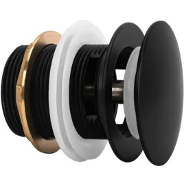 korek-do-wanny-klik-klak-czarny-rea-mosiezny