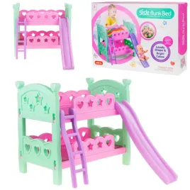 lozeczko-pietrowe-dla-lalek-drabinka-slizgawka-zabawkowe-podwojne-blizniaki