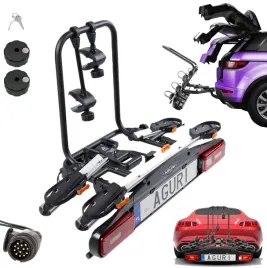 bagaznik-rowerowy-platforma-uchwyt-na-hak-aguri-active-bike-pro-2-rowery
