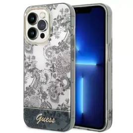 2-x-etui-hardcase-guess-porcelain-collection-iphone-14-pro-max-67-szary