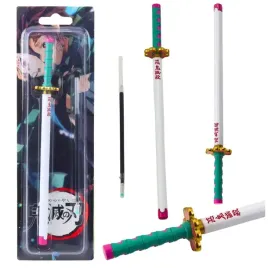 dlugopis-miecz-katana-anime-metalowy-czarny-tusz-wymienny-wklad-turkus-lean