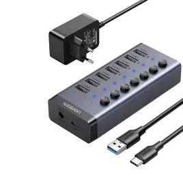 hub-usb-ugreen-7w1-5gbps-7x-usb-a-3-0-zasilacz-usb-c