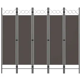 vidaxl-parawan-5-panelowy-antracytowy-200-x-180-cm