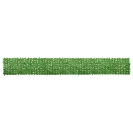 vidaxl-parawan-balkonowy-zielone-liscie-600x75-cm