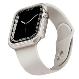 uniq-etui-valencia-apple-watch-series-4-5-6-7-8-9-se-se2-45-44mm-starlight