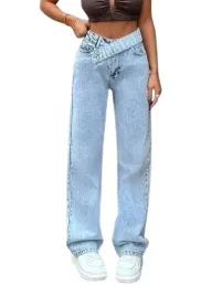 shein-damskie-jeansy-niebieskie-dlugie-wysoki-stan-38-1ed