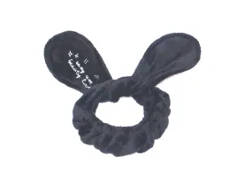 dr-mola-pluszowa-opaska-kosmetyczna-czarna-bunny-ears-1szt
