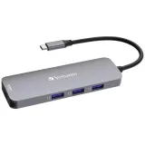 2-x-verbatim-adapter-hub-usb-c-2xhdmi-3xusb-a-sd-microsd-usb-c-aluminio