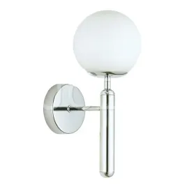 lampa-scienna-nowoczesna-kinkiet-szklana-kule-mleczna-srebrna-glamour-gold