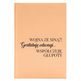kalendarz-a5-2026-brzoskwiniowy-wojna-ze-mna-gratuluje-odwagi-pozytywne-wz
