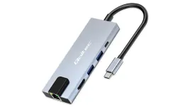 qoltec-hub-adapter-usb-c-5w1-usb-c-pd-100w-2x-usb-hdmi-4k-rj45