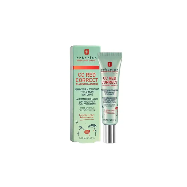 ORYGINALNY Erborian CC Red Correct Krem CC Korygujący Zaczerwienienia 15ml