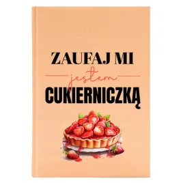 kalendarz-a5-2026-brzoskwiniowy-prezent-zaufaj-mi-jestem-cukierniczka-wzory