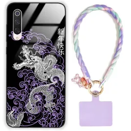 etui-do-xiaomi-mi-9-pro-case-polysk-japonia-anime-or-smycz-fiolet-guma-wzor