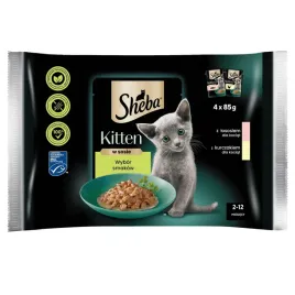 sheba-kitten-wybor-smakow-mokra-karma-dla-kociat-w-sosie-4x85-g