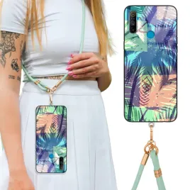 etui-do-realme-c3-case-crossglam-z-polyskiemor-turkusor-kobieceor-boho-wzory